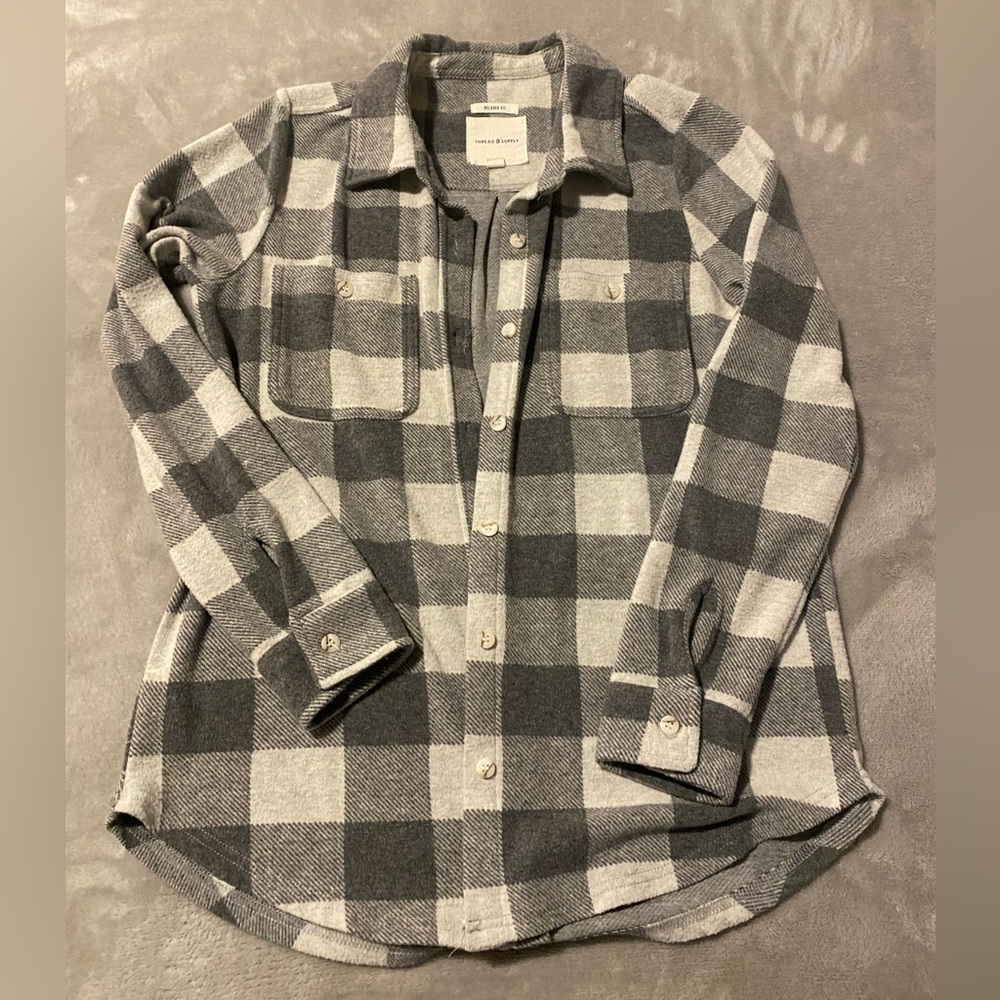 Thread & Supply flannel button shirt